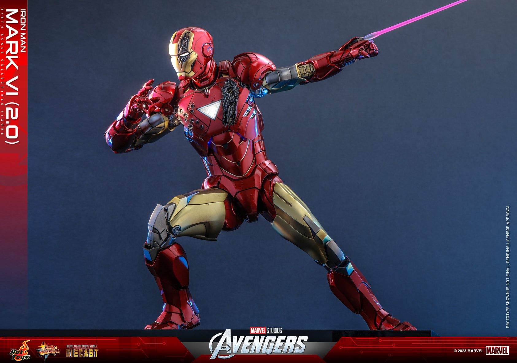 Iron Man: Mark VI (2.0): Marvel: MMS687D52-Hot Toys