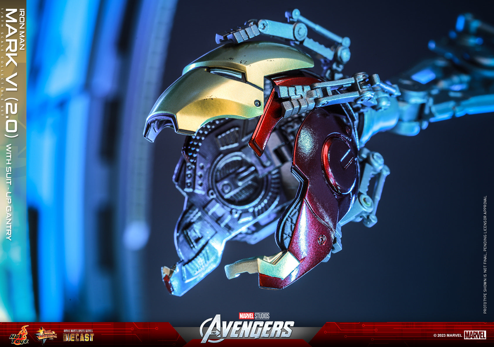 Iron Man: Mark VI (2.0): With Suit Up Gantry: Marvel: MMS688D53 By 