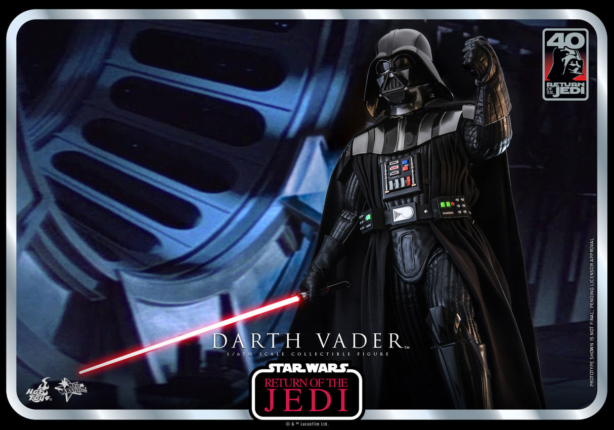 Darth Vader: Star Wars: Return Of The Jedi: 40th Anniversary-Hot Toys