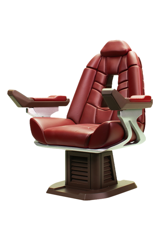 Captains Chair: Enterprise-E: Star Trek: First Contact: Exo-6: Sixth Scale-EX0-6