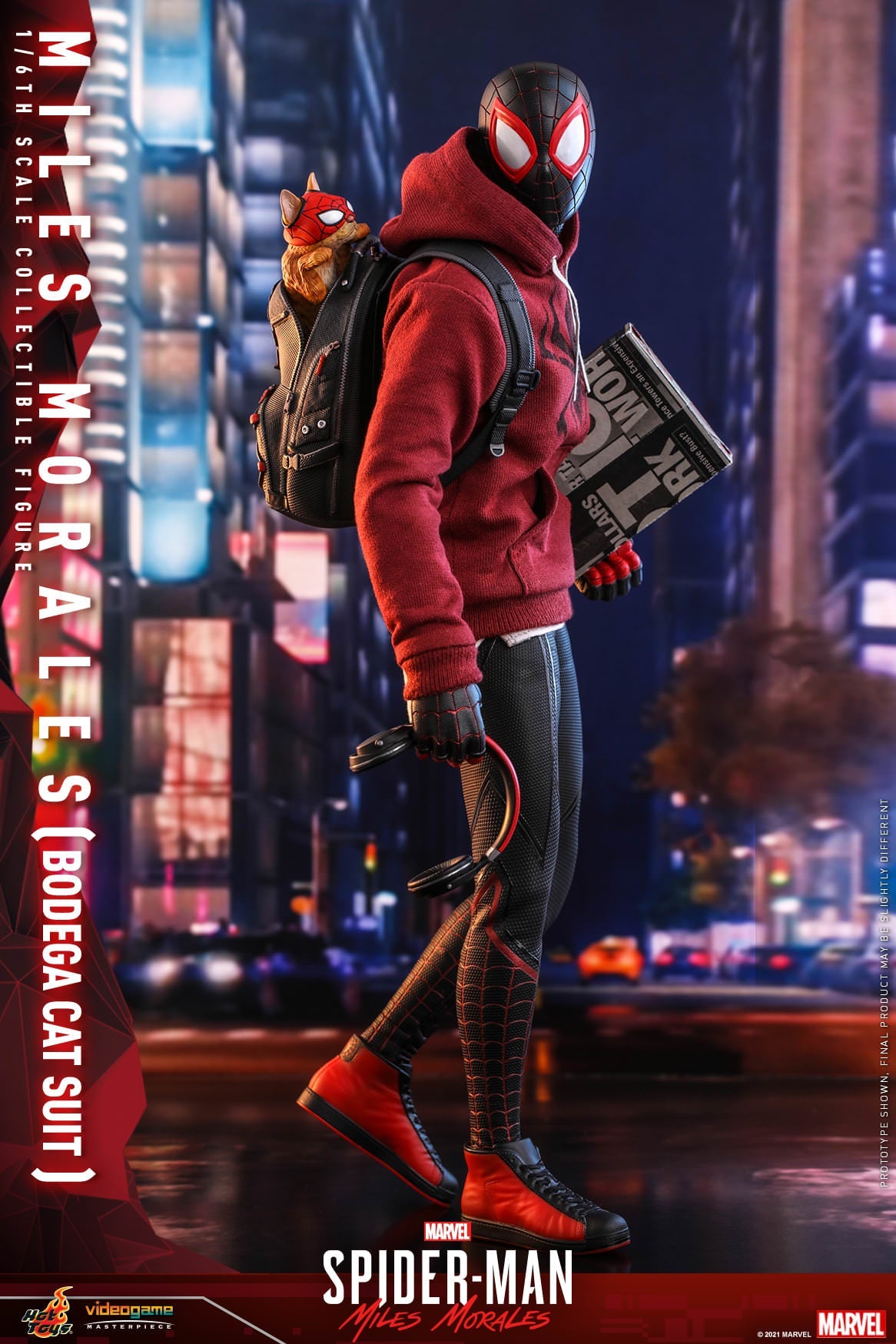 Miles Morales: Bodega Cat Suit: VGM50: Spider-Man: Marvel-Hot Toys